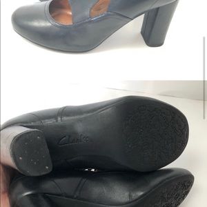 Clarks Indigo Loyal Heart Black Mary Jane Pumps